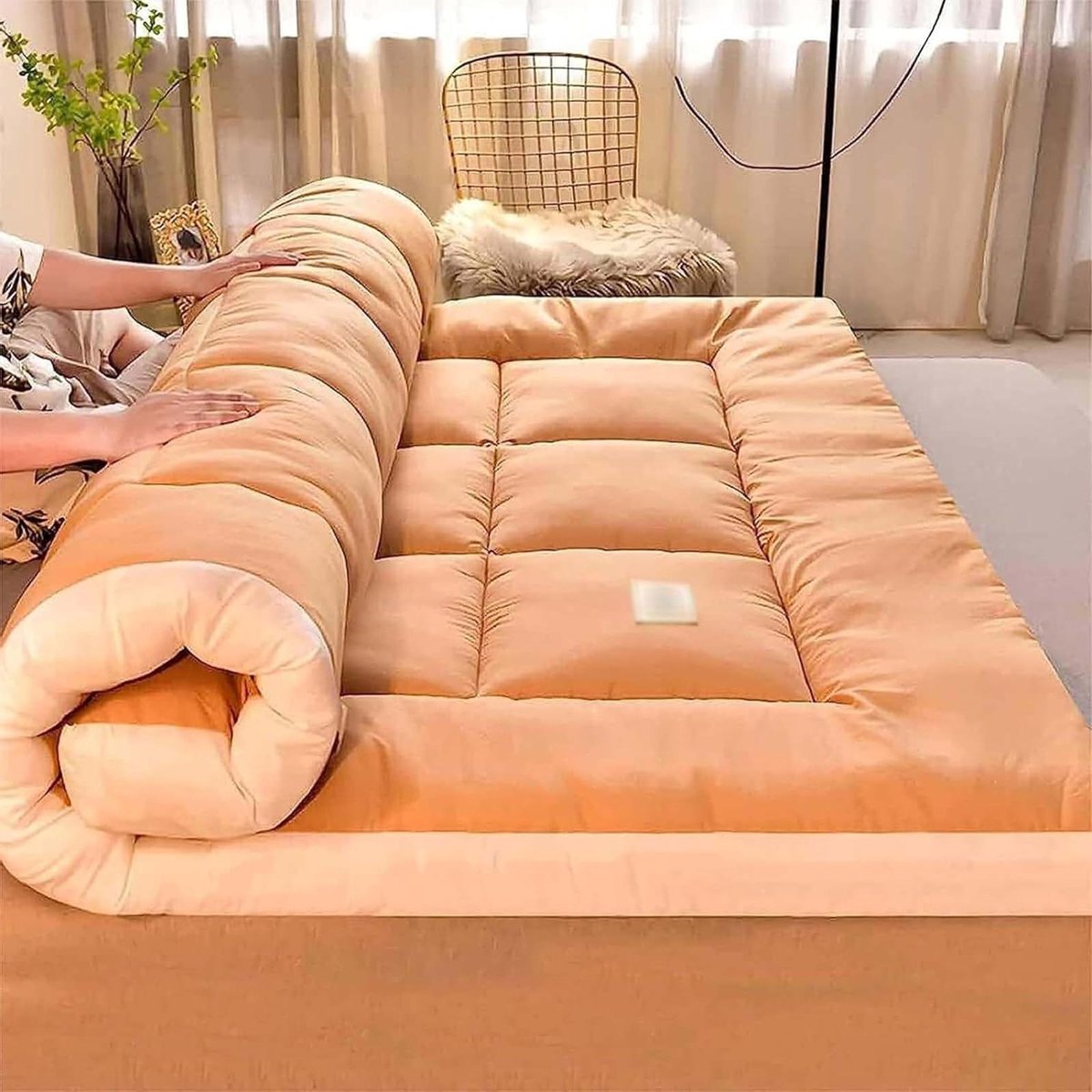Japanse Vloermatras - Extra dikke mat - Comfortabel Slapen - Ergonomisch ontwerp - 180x200cm - B