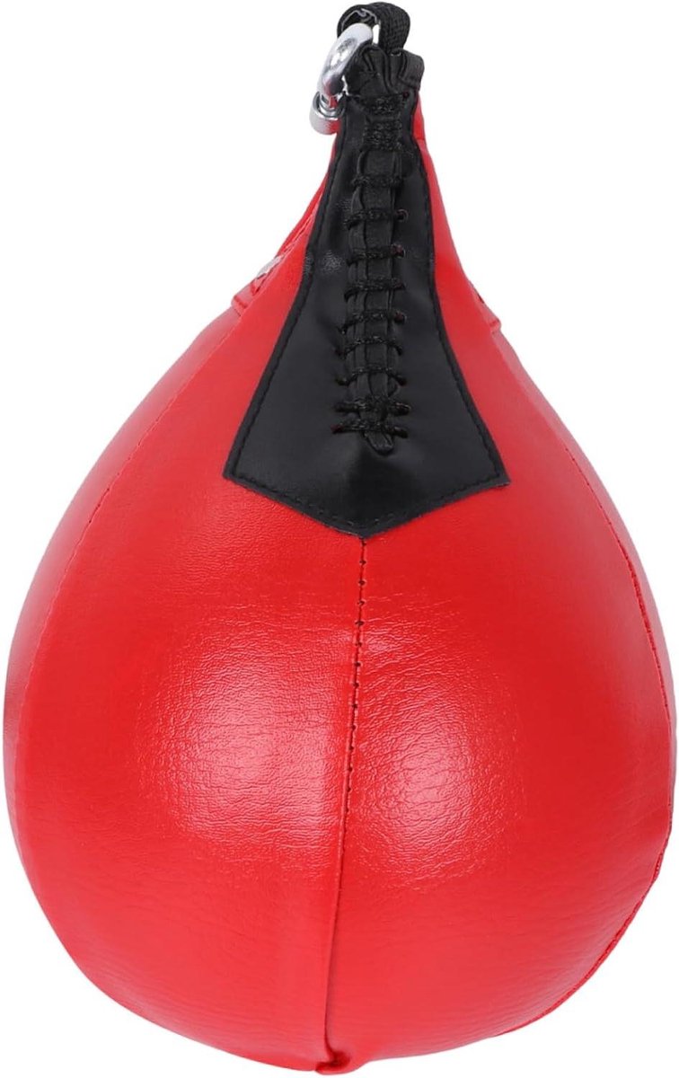 Opvallende Tas - Snelheidsbal Boksen - Reflex Training - PU Leer Materiaal - 25x18cm - Rood