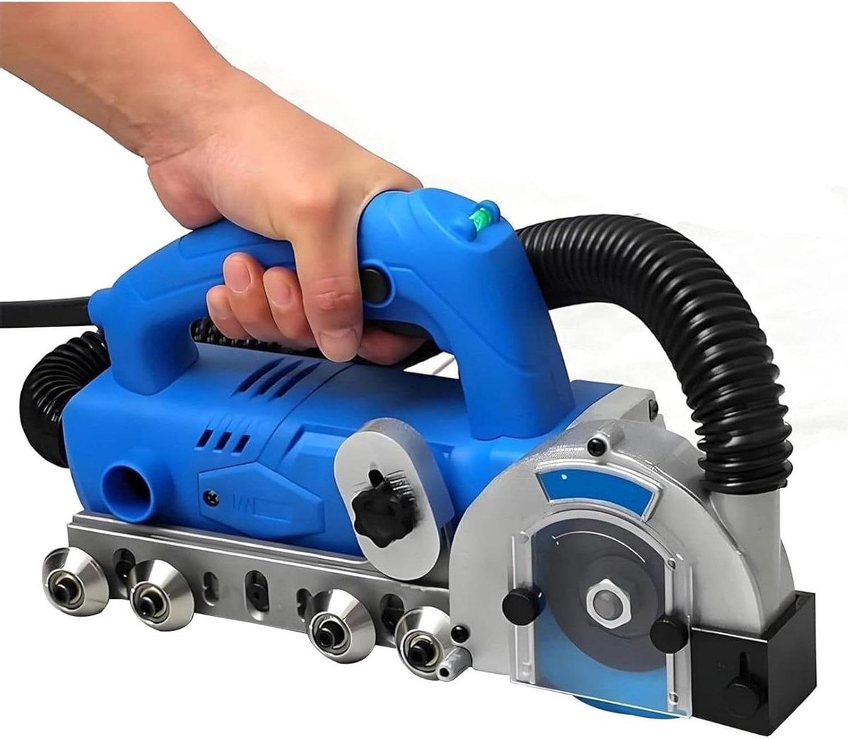 Tegelvoegsnijmachine - Voegreiniger Voegensnijder - Voegen Reinigen - 2-in-1 Functionaliteit - 1200 W - Grijs