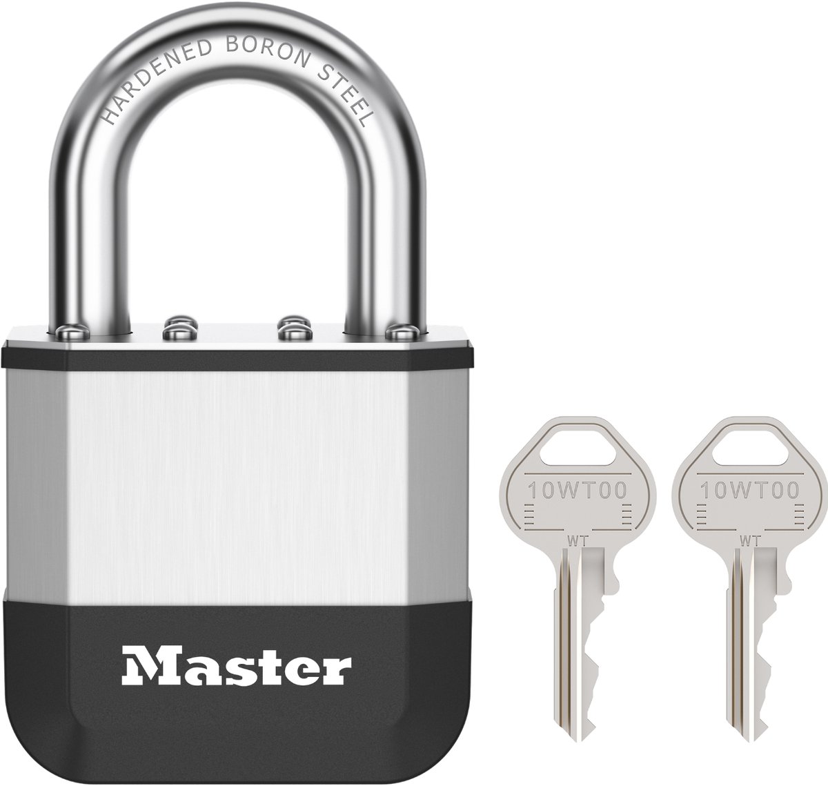 MasterLock elite - hangslot - 52mm - korte beugel - weerbestendig - inbraakwerend - buitenslot - robuust - inclusief 2 sleutels afbeelding
