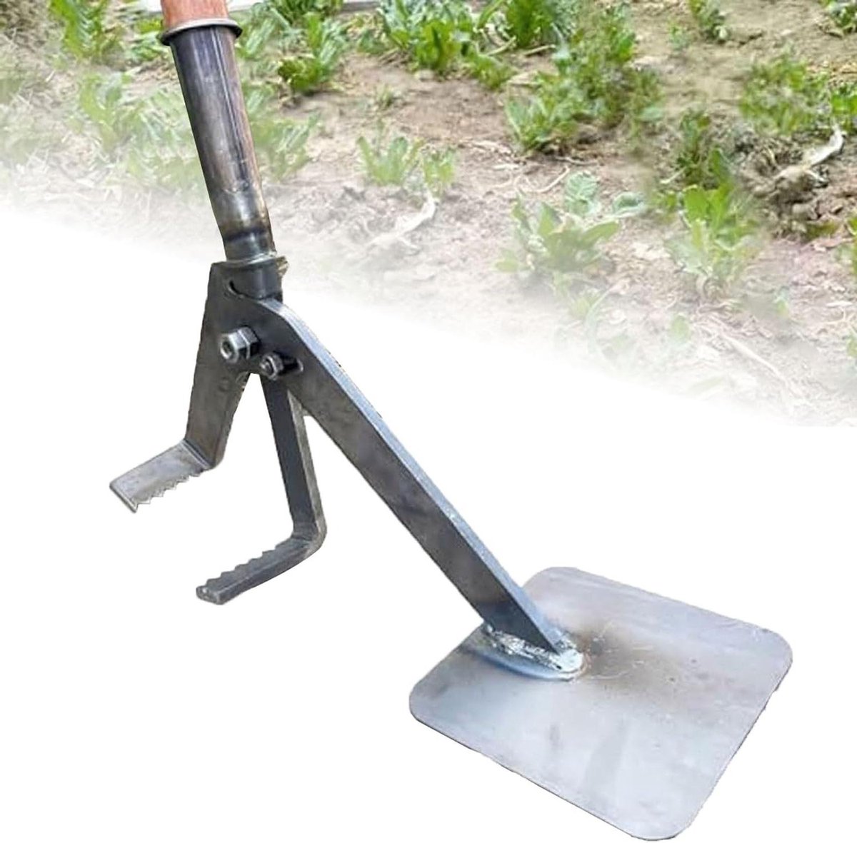 Heavy Duty Worteltrekker - Stronkenverwijderaar Hefboom - Tuinonderhoud Vereenvoudigen - Moeiteloos Hefboomontwerp - Tot 142 cm - Zwart