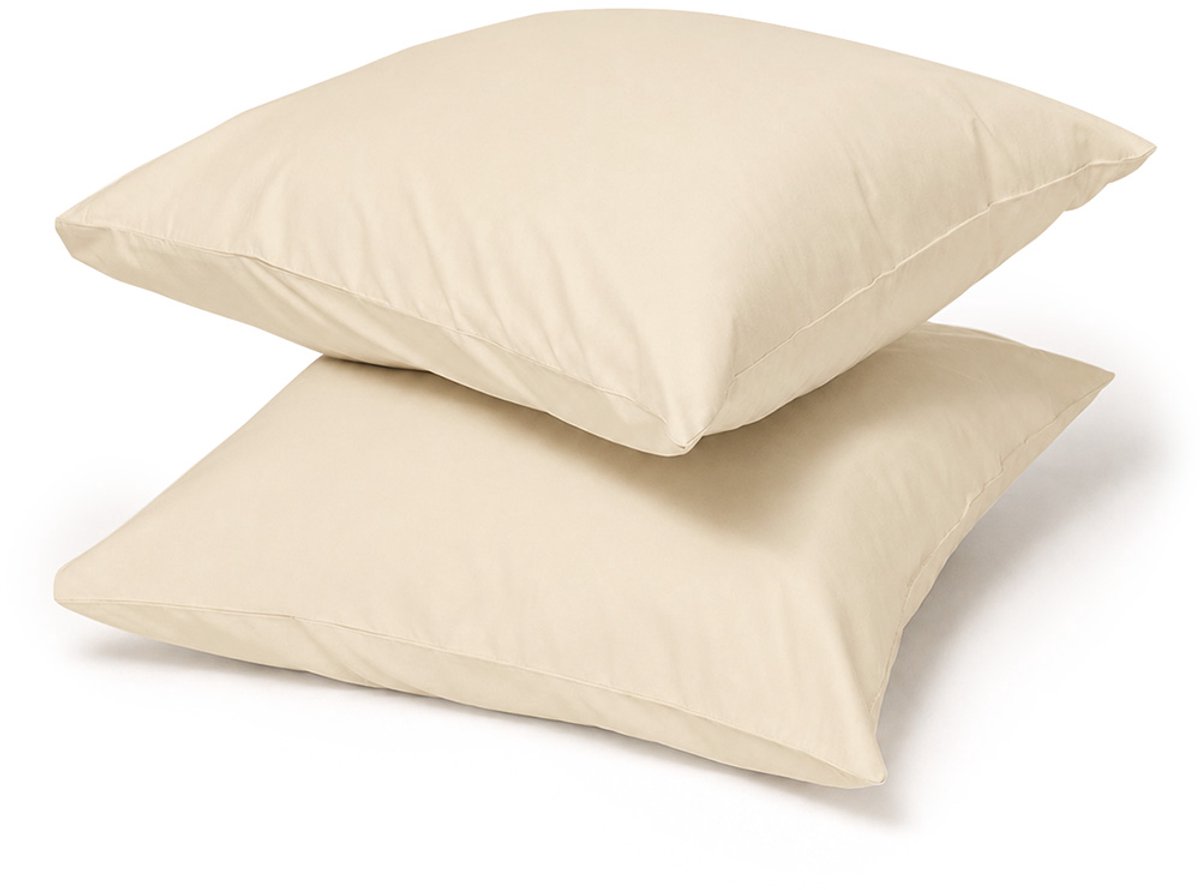Amstelinen Kussensloop 60x70 cm – Premium Hotelkwaliteit – TENCEL™ Lyocell Sateen – Classic Ivory – Koeler Slapen, Zacht, Ademend & Hypoallergeen