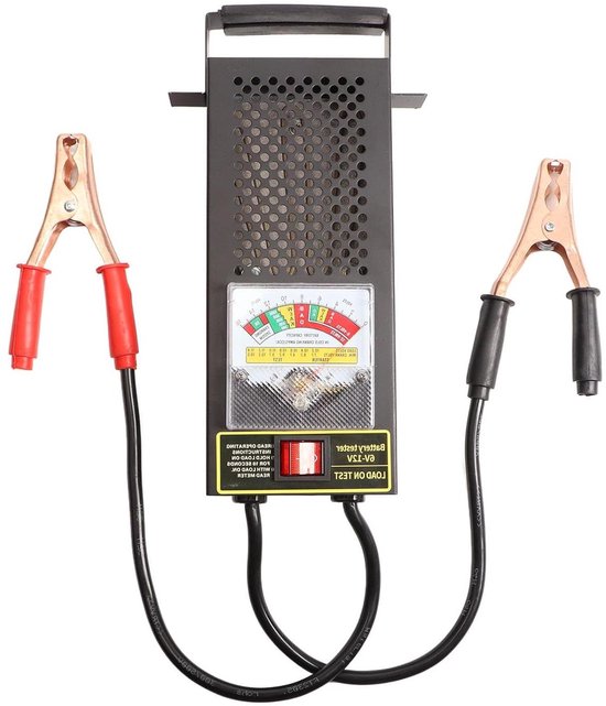 Auto Accutester - Accu Controle - Voertuig Onderhoud - Uitgebreide Analyse - 6V 12V - Zwart