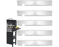 Grill Replacement Heat Plates,Sturdy Heat Counters for Grill | Easy Clean Flame Divider for Outdoor Use in Garden and Camping