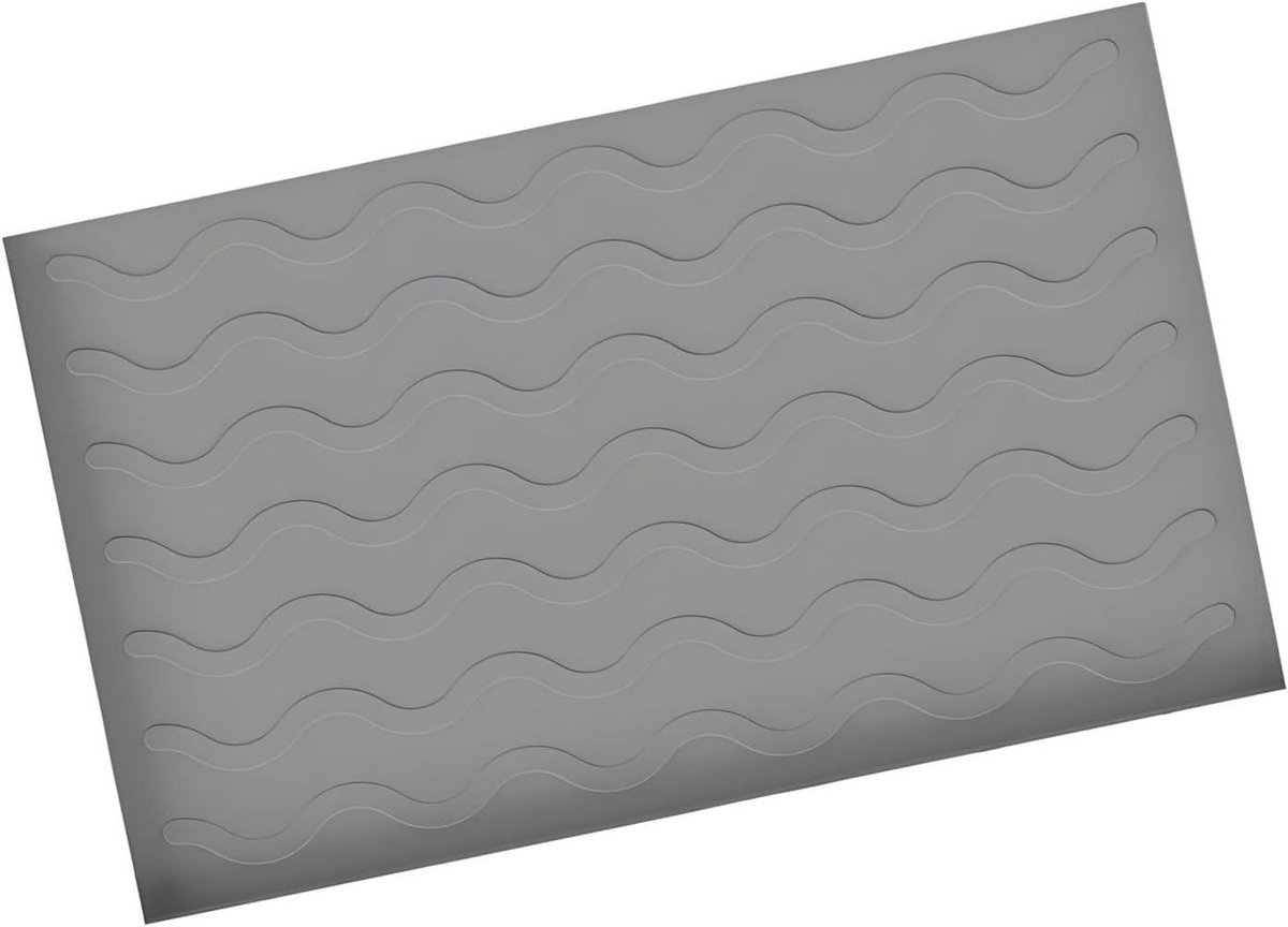 Siliconen Grillmat Bakplaat Protector Barbecue Beschermen Hittebestendig Food Grade 33 x 25 cm Grijs
