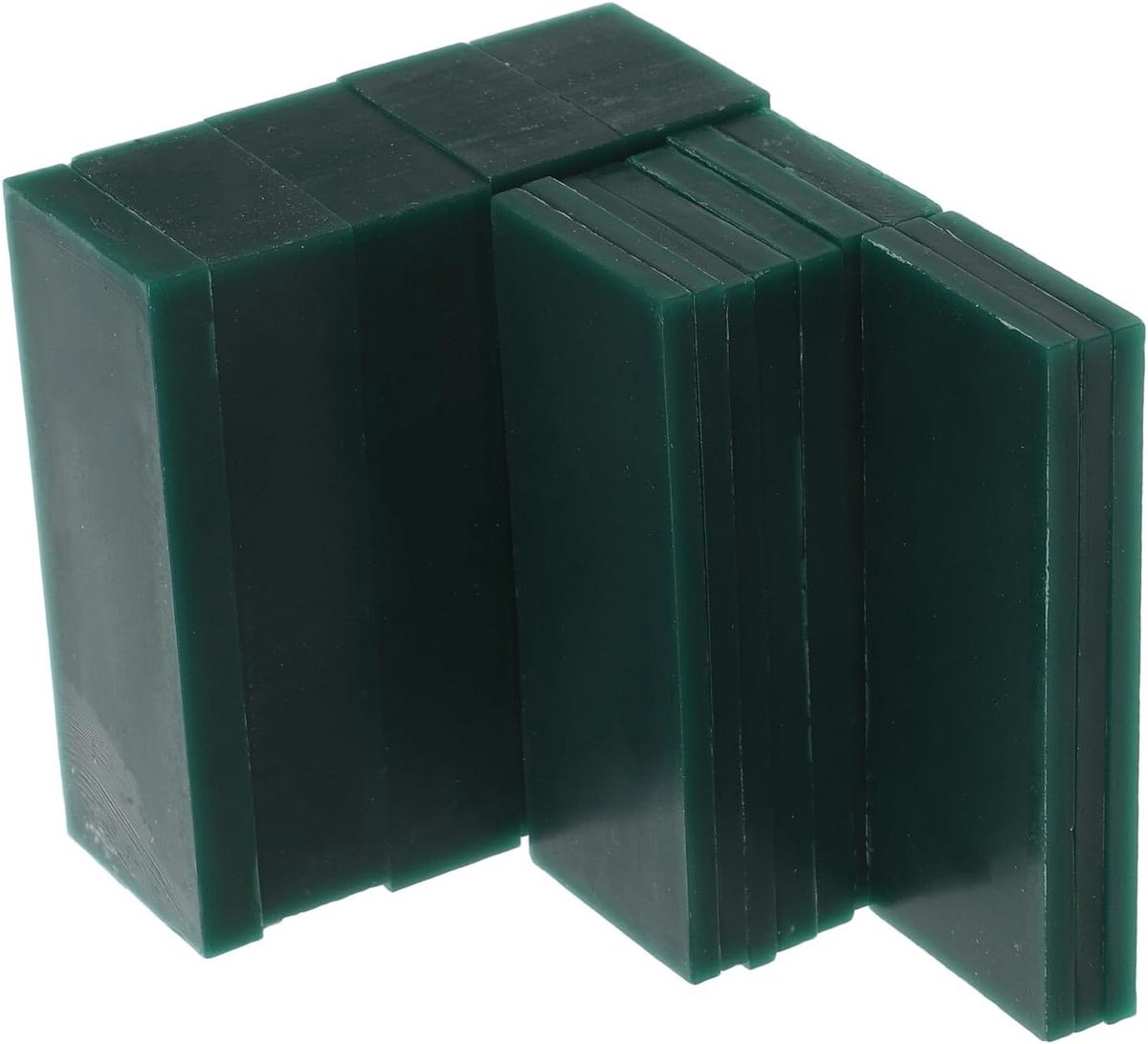 Gekleurde Carving Wax Vellen - Gereedschap Wax Sieraden Model - Sieraden Maken - Hittebestendig Materiaal - 9.30X3.70X0.40CM - Groen