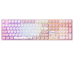 AKKO Pompompurin 5108B Plus RGB Draadloos Hotswap Mechanisch Roze Gaming Toetsenbord