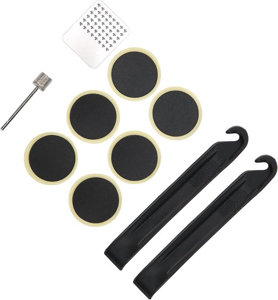 Fietsband Reparatieset - Bandenplak set - Onderweg Repareren - Zonder Lijm - Compact formaat - Multicolor van Merkloos — afbeelding 3