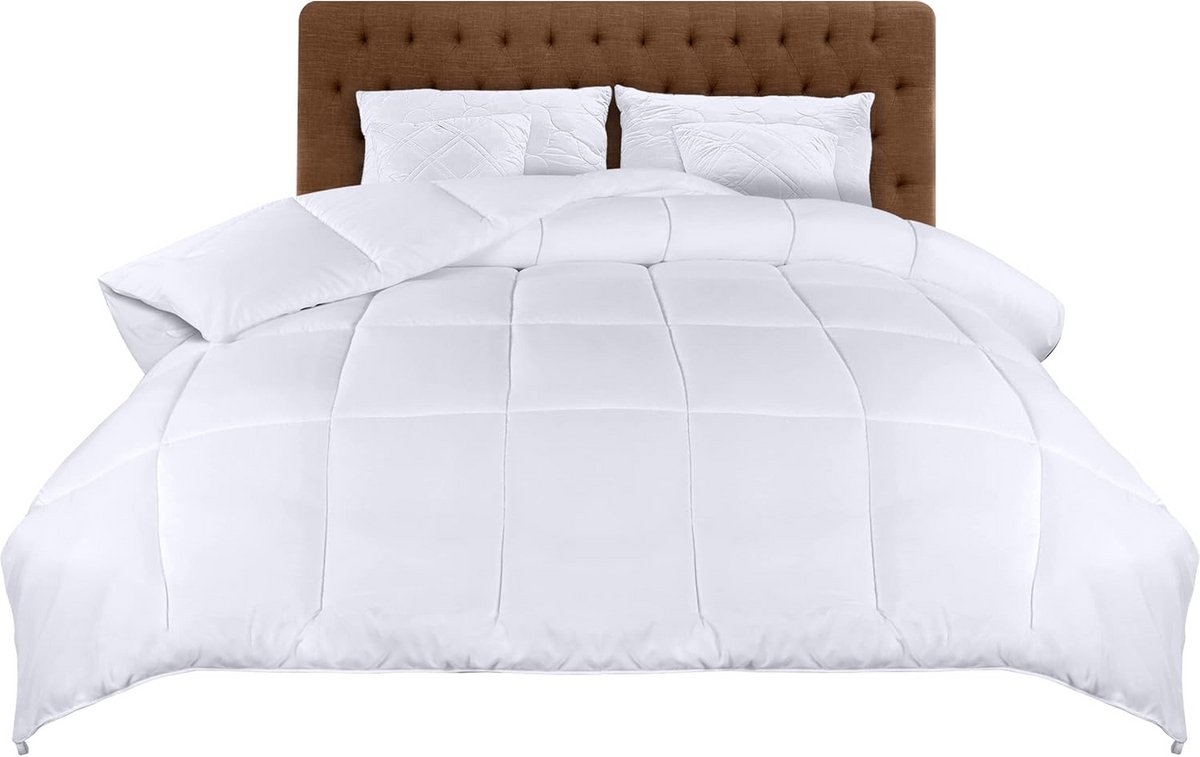 Lichtgewicht Dekbed - Zomerdekbed Gewatteerd - Comfortabel Slapen - Box Stijl Steken - 180