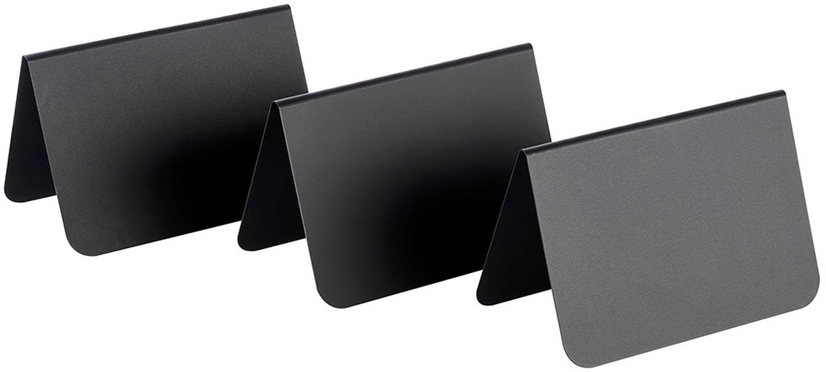 Tafel- en buffetbordjes - Set van 10 - 10 -5x6xh6 -5 cm