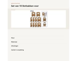 Dailygoods- Stofzakken Set van 10 - Verbeterde Luchtfiltratie - Vervangingsstofzak Obode A8 Plus - Geschikt voor ETA/Aurum PRO 6241 - Duurzaam Materiaal - Efficiënte Reiniging - Stofzuigerzakken