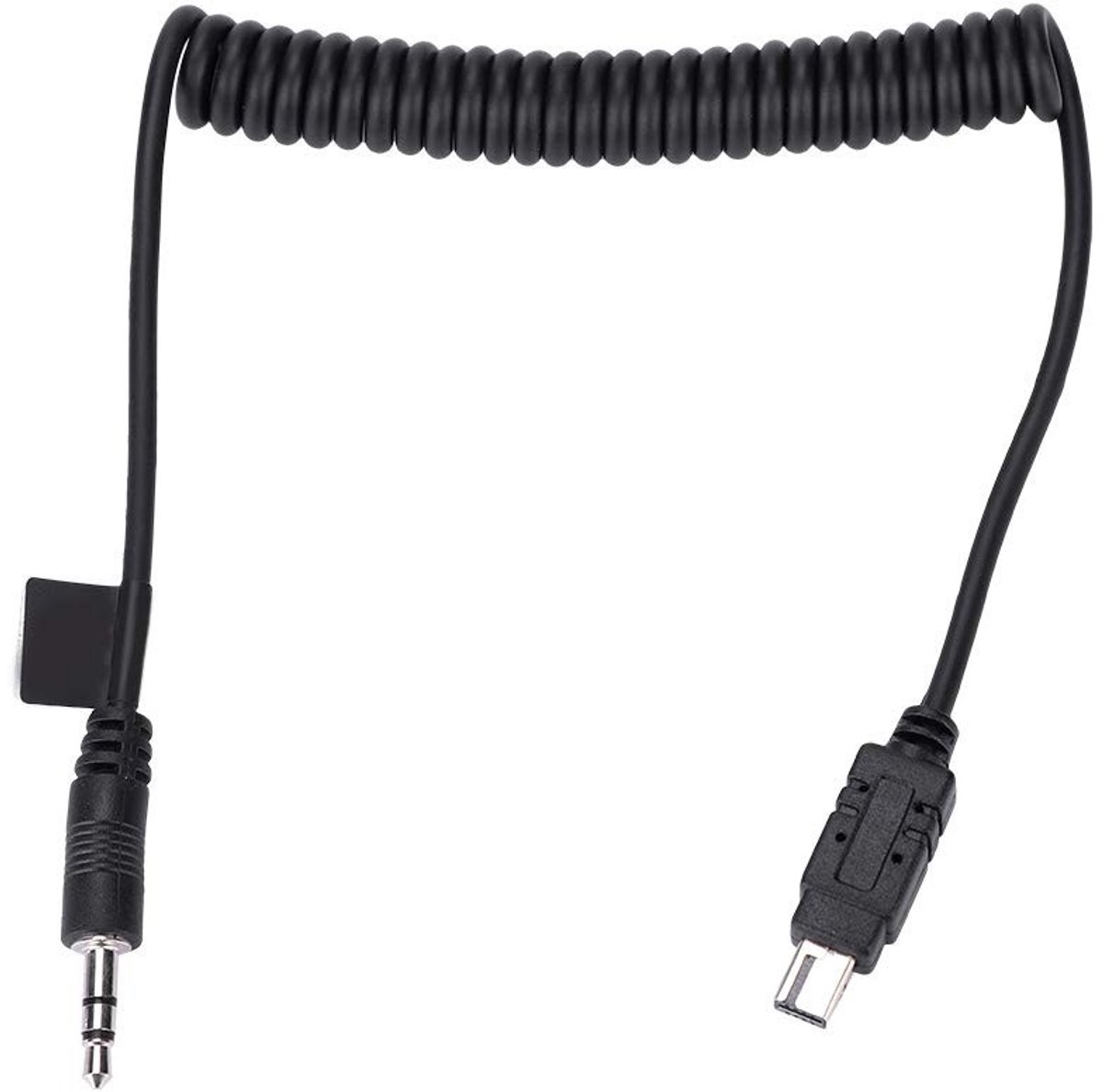 Dailygoods- Ontspanknop Verbindingskabel 50-100cm - Camera Sluiterkabel - 2,5mm/3,5mm Stekker - Schokbestendig - Kunststof/Legering - Trillingsverwijdering