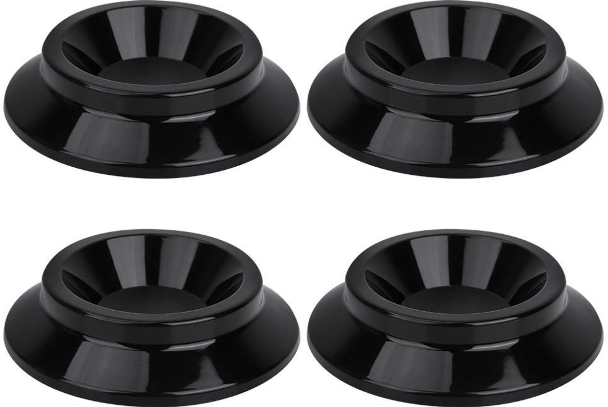 Dailygoods- Meubelonderzetters set van 4 - Ronde Vloerbeschermers - Meubelwielbekers - Piano Caster Cups - ABS - Eenvoudig in gebruik