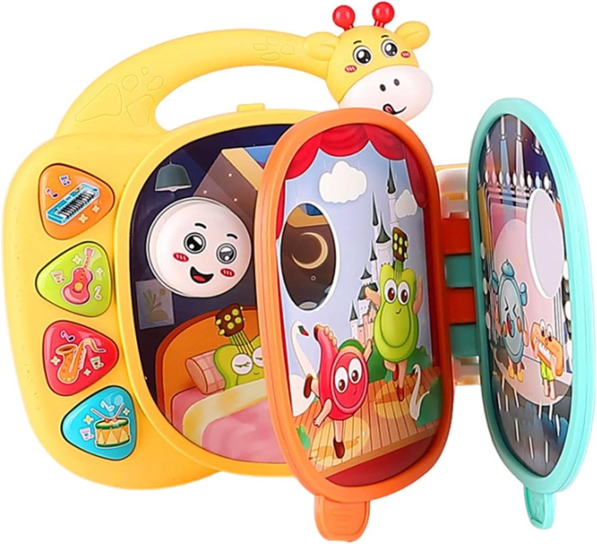 Geluidenboek Kinderen - Muziekboek Peuters - Vroeg Leren - Interactief Educatief - 40.9 cm - Multicolor