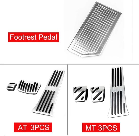 Pedaalhoezen Set - Auto Accessoires - Verbeterde Grip - Antislip Oppervlak - 1 Stuk - Zwart — afbeelding 5