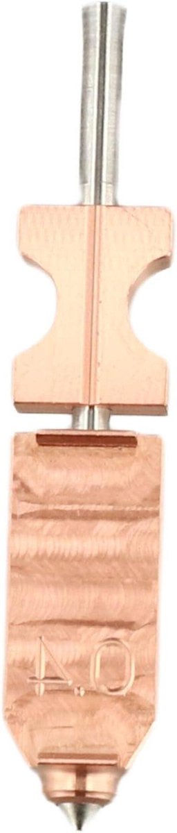 3D Printer Nozzle - Roestvrij Staal Mondstuk - Precisie Printen - Hoge Temperatuur Bestendig - 0.4mm - Zilverkleurig