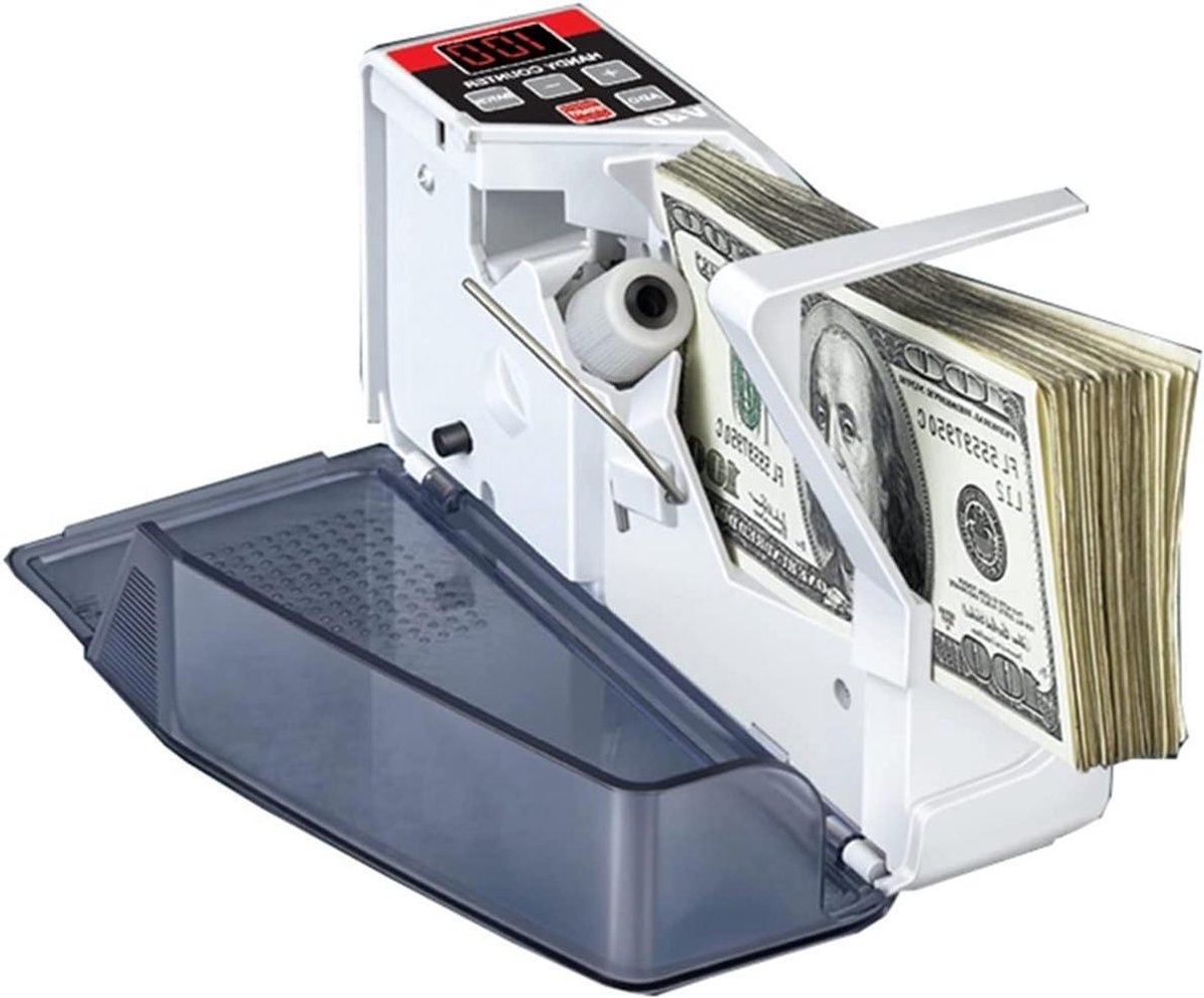 Geldtelmachine - Bankbiljet Teller - Snel Cijfers Verwerken - Draagbaar Ontwerp - One Size - EUR