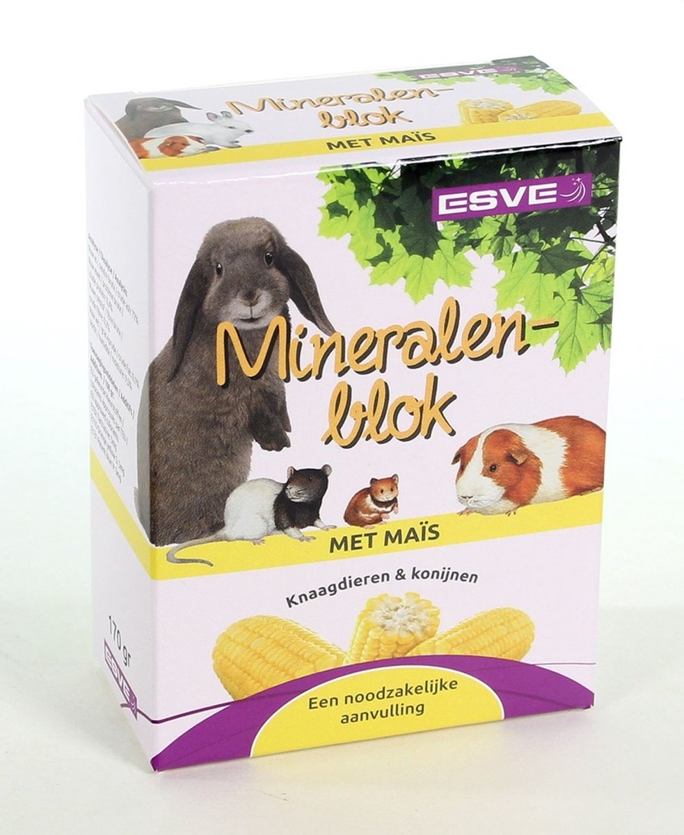 Esve Mineralenblok - Groenten - Knaagdiersnack