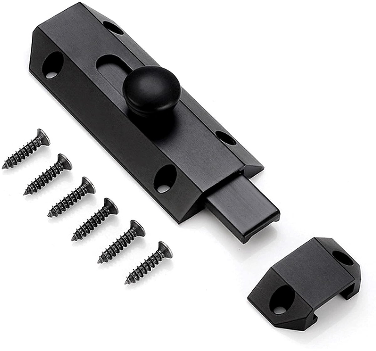 Dailygoods- Schuifcilinder Dikke Messing - Deurbout - Heavy Duty Veiligheidsslot - Poortgrendel - Kwaliteitsgrendel - Antivandalisme. - Deurslot