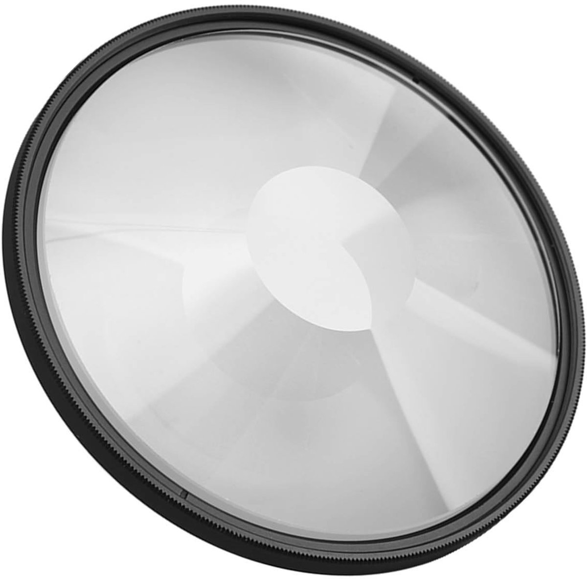 Dailygoods- Cameralensfilter Spiraal Halo - Optisch Glas - Speciale Effecten - Dubbelzijdige Coating - Inclusief Opbergtas - Vlekbestendig - Lensfilter