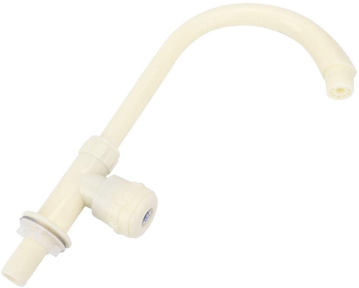 Dailygoods- Waterkraan G1/2in - Plastic - Keuken/Badkamer - Rotating - 31.5 x 15 x 4 cm - Lichtgewicht - Duurzaam materiaal - Keukenkranen