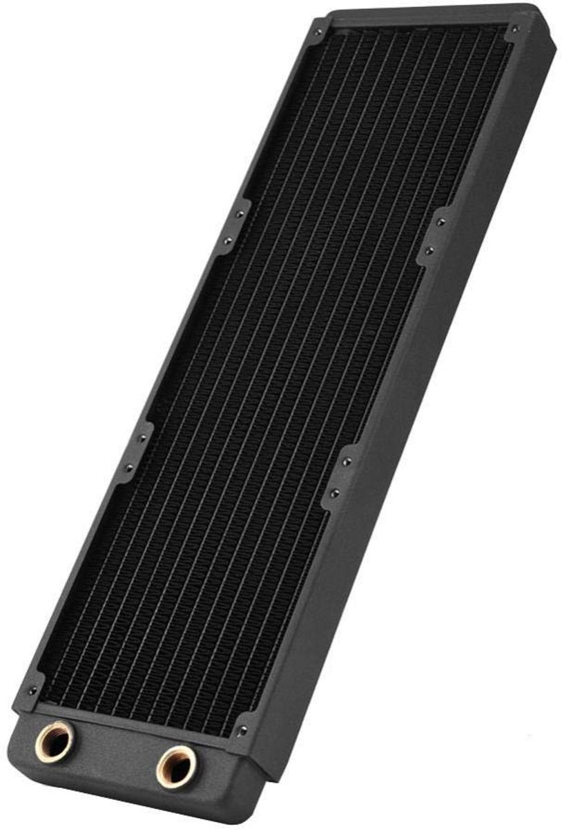 Dailygoods- Radiator 360 mm - G1/4-draads Koper - Waterkoeling - Hoogwaardig - Duurzaam - Laag Geluidsniveau - Waterkoeler