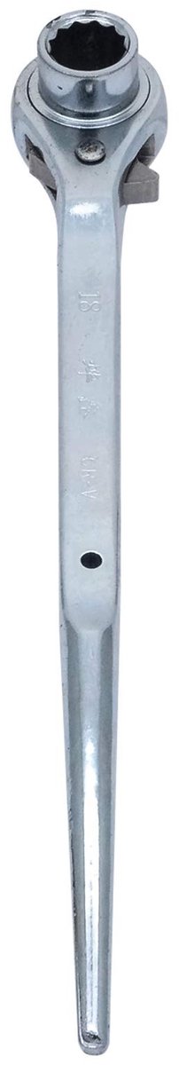 Dailygoods- Steigersleutel Chroom-vanadium Staal - Ratelsleutelset 16-24 mm - Tweerichtingsontwerp - Hoge Hardheid - Duurzaam - Efficiënt Gebruik - Ratelsleutel