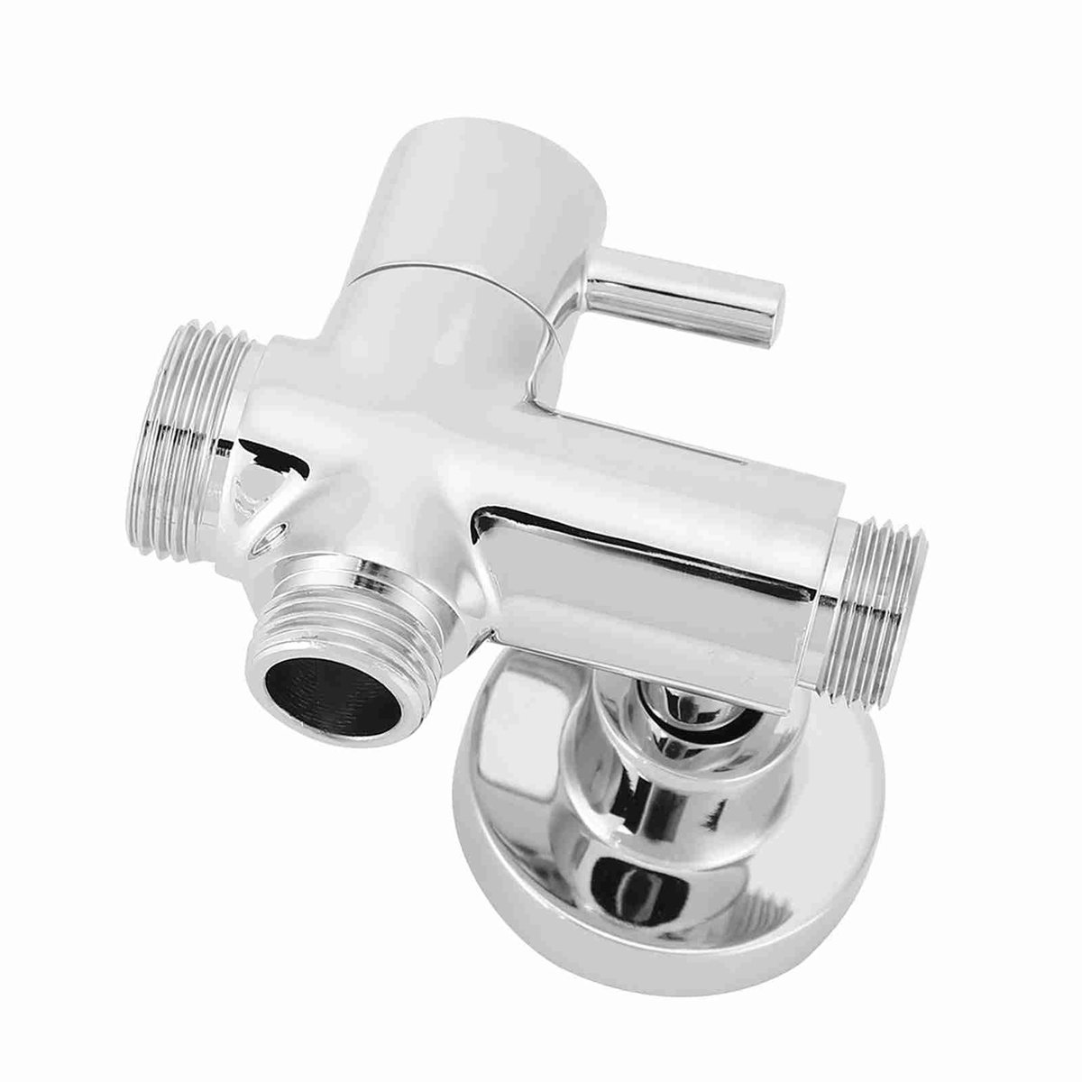 Dailygoods- Douche Omsteller Galvanische Afwerking - Koperen Materiaal - G1/2" Aansluiting - Wandmontage Set - Hoge Kwaliteit - Snelle Distributie - Douchekraan