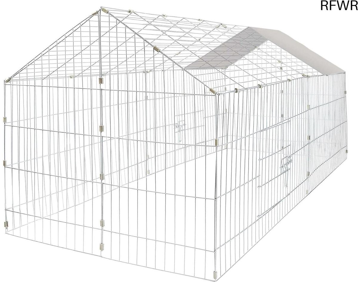 WilTec Rabbit hutch freewheel housing, barn, stable