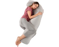 SHANNA Maternity Pillow, Side Sleeper Pillow, Nursing Pillow, Nursing Pillow with Cotton Cover, Positioning Pillow, Comfort Pillow for Adults, Body Pillow for Sleeping and Mother