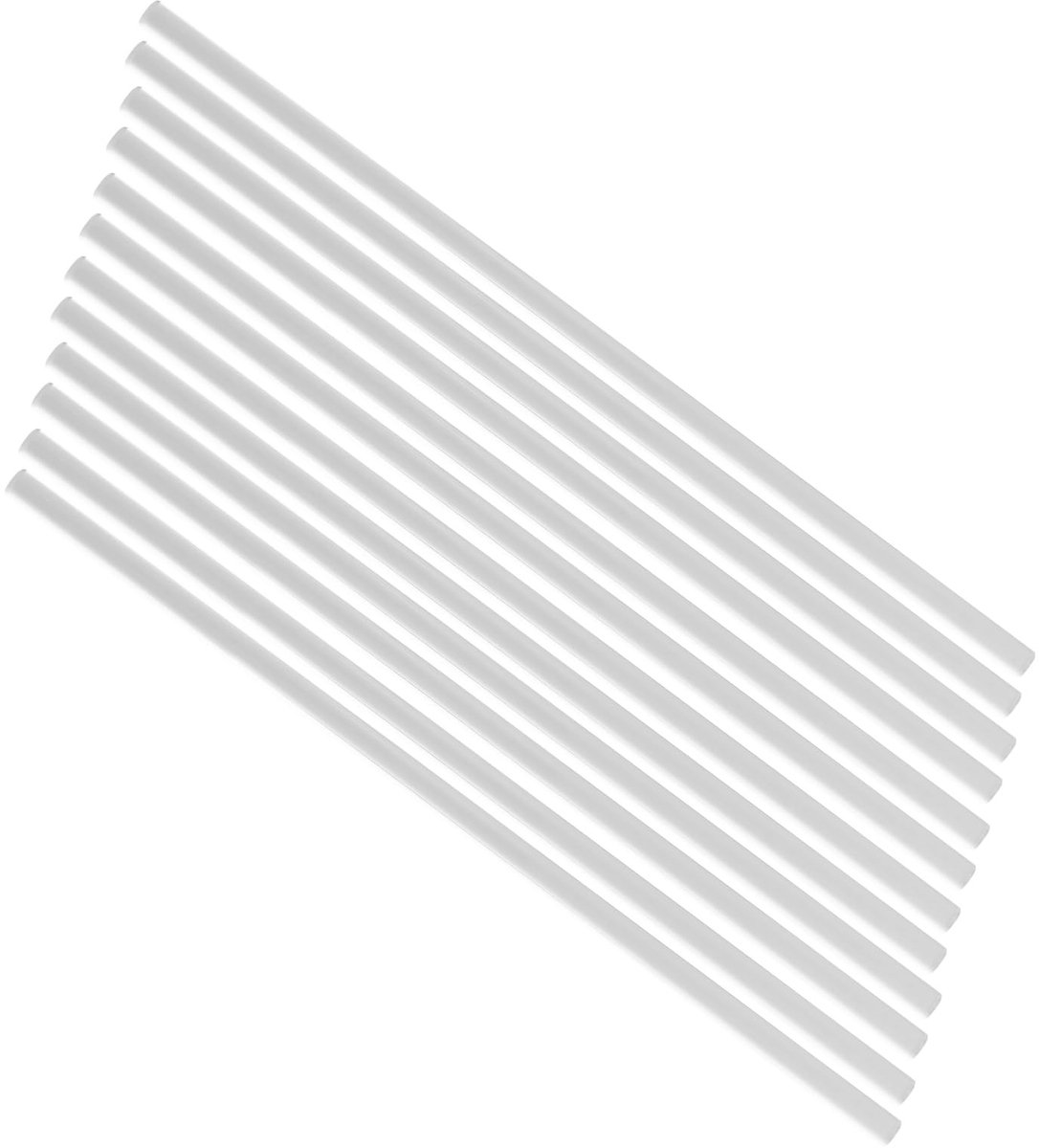 Dailygoods- Acrylstaafjes 12 stuks - Ronde Stang - Transparant - 10 mm x 30 cm - Lichtgeleider - Duurzaam Acryl - Acrylstaven