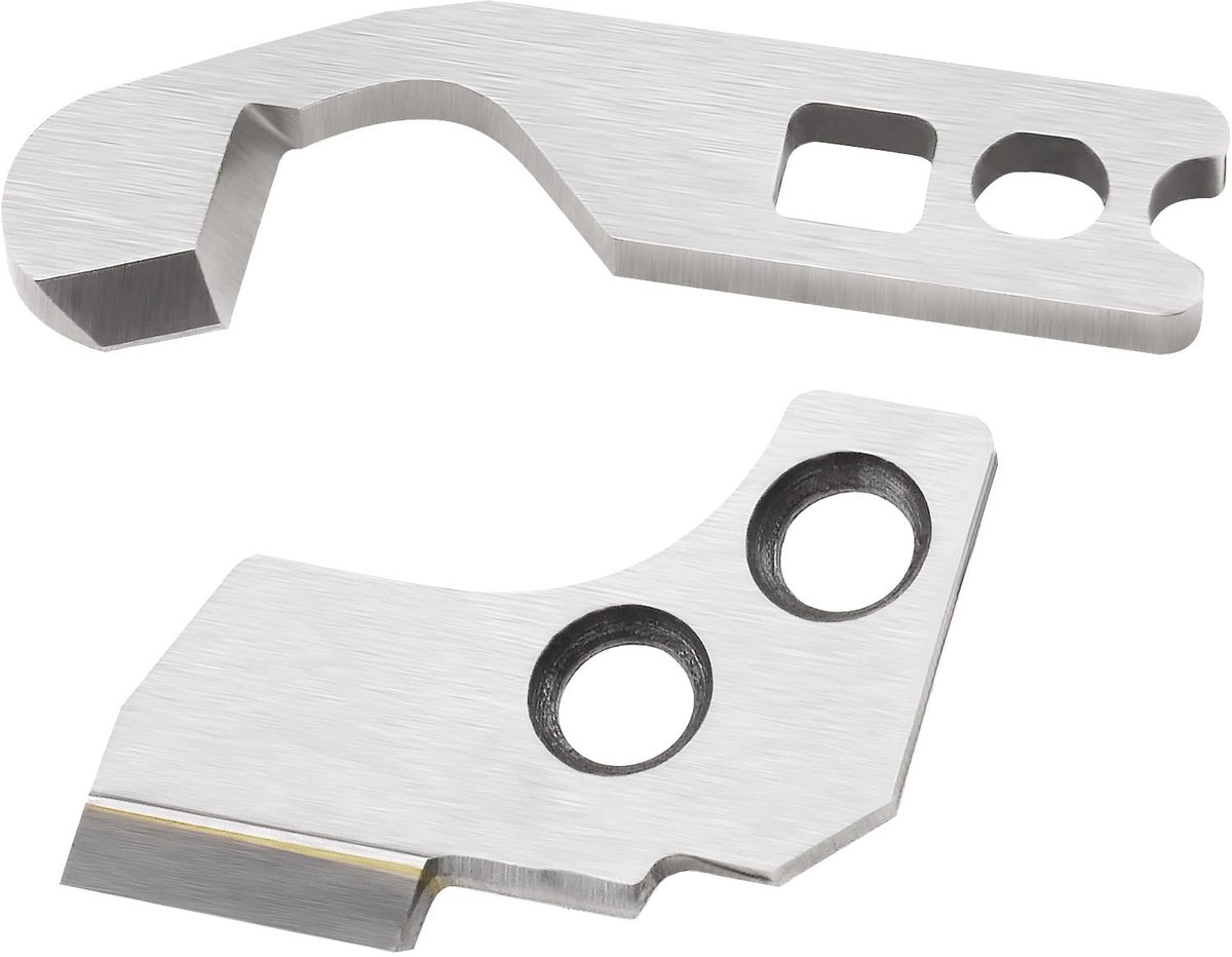 Dailygoods- Overlockmessen Set - Bovenste/onderste Messen - Compatibel met Janome/Privileg - Staal - Nauwkeurig Snijden - Upgrade Naaimachines - Snijbladen