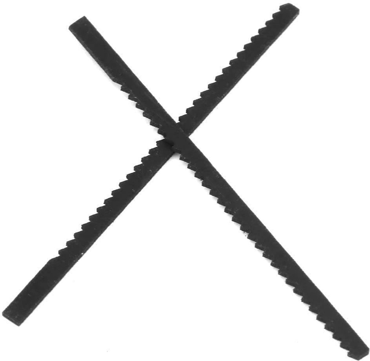 Dailygoods- Jigzaagblad Set van 10 - Hoogwaardig IJzer - Voorplaatstaal/Aluminium - Voor Mini Jigzaag - Robuust/Duurzaam - Eenvoudig te Installeren - Zaagblad