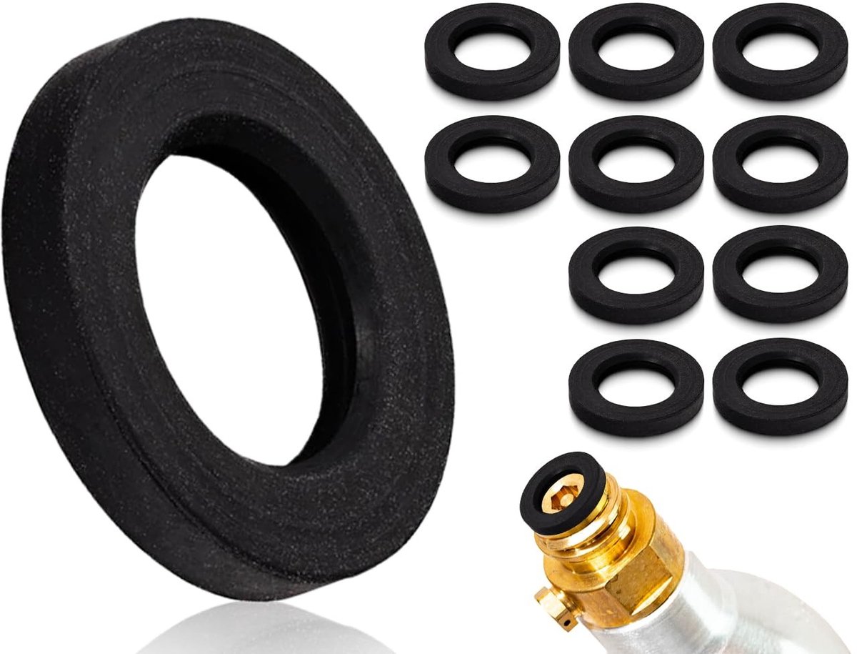 Dailygoods- Afdichtringen Set van 10 - Vervangende Onderdelen - O-Ringen Rubber - Compatibel met Sodastream - Hoogwaardige Kwaliteit - Duurzaam - O-ring