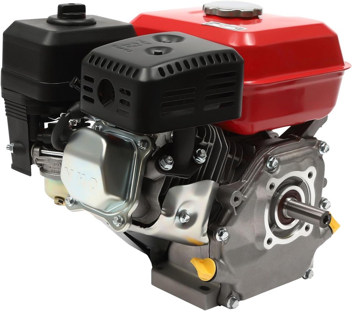 4-Takt Motor - Benzinemotor Kartmotor - Stroom Genereren - 75 pk Vermogen - 4000 Watt - Rood