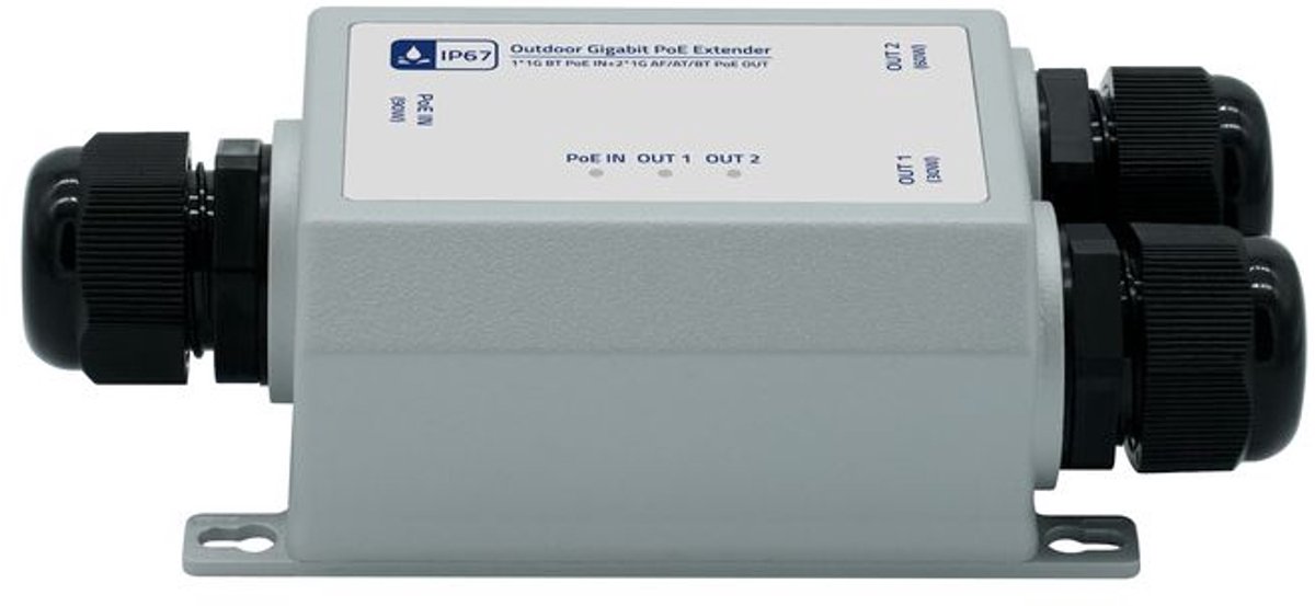Lanview 1Gb 90W Waterdichte PoE Extender
