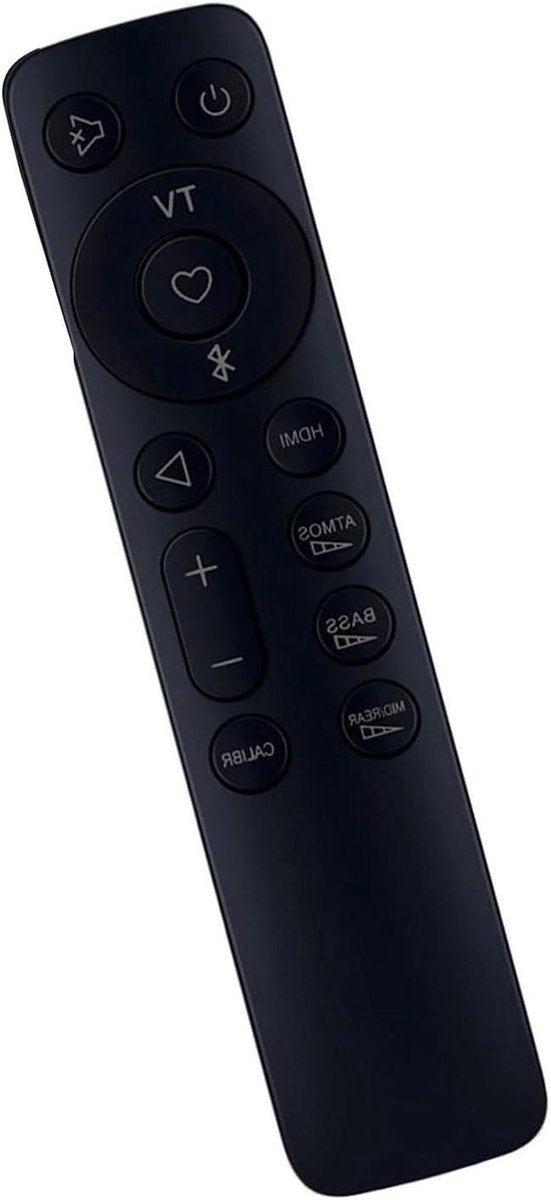 Afstandsbediening Soundbar - Universele Bediening - Audio Instellen - Direct Klaar Voor Gebruik - 16 x 3.5 x 1 cm