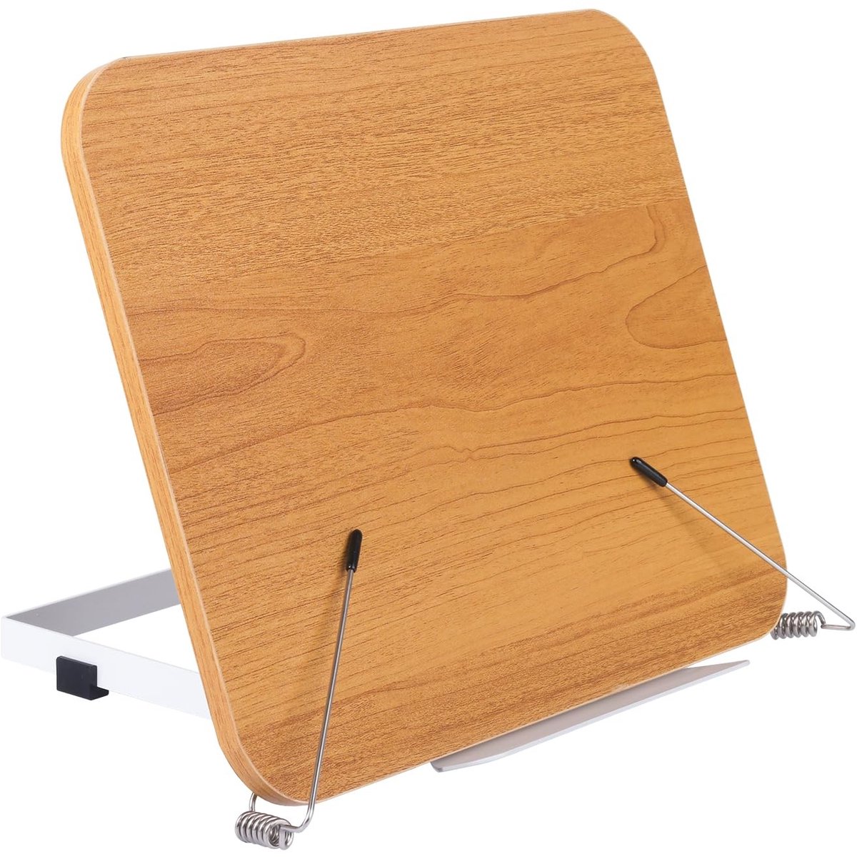 Dailygoods- Boekenstandaard Verstelbaar - Houten Boekenhouder - Opvouwbaar - Lichtgewicht - Antislip - Hoek Verstelbaar 0-90° - Boekhouder