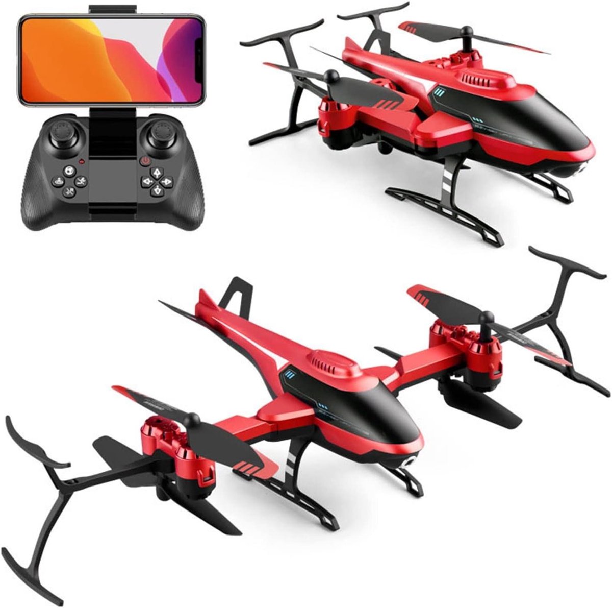 4K Drone - Mini Quadcopter - Luchtfotografie Maken - WIFI Signaal - Niet gespecificeerd - Niet gespecificeerd