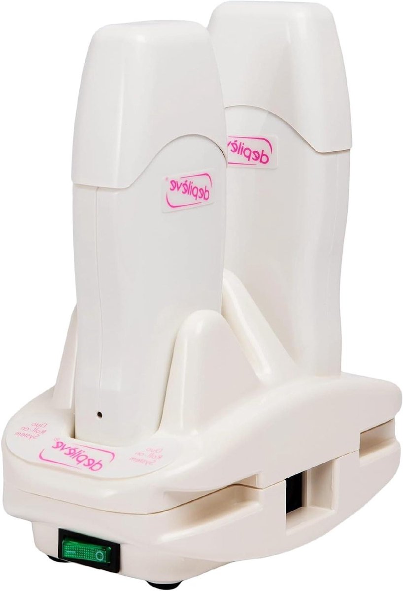 Dubbele Waxverwarmer - Harsverwarmer Duo - Professionele Ontharing - Anatomisch Gevormd - 42 kg - Wit