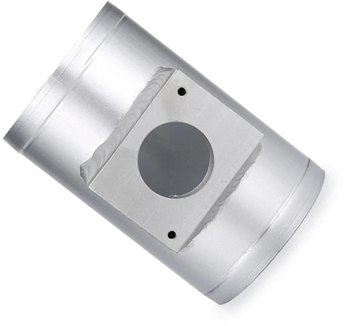Luchtstroomsensor Adapter - Luchtmeter Buisklem - Motor Optimalisatie - Precisie Luchtmeting - 76 mm - Zilver