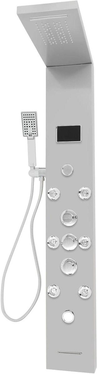 Douchepaneel Systeem - Regendouche Paneel - Luxe Douche Ervaring - Slim LED Display - 1.5m