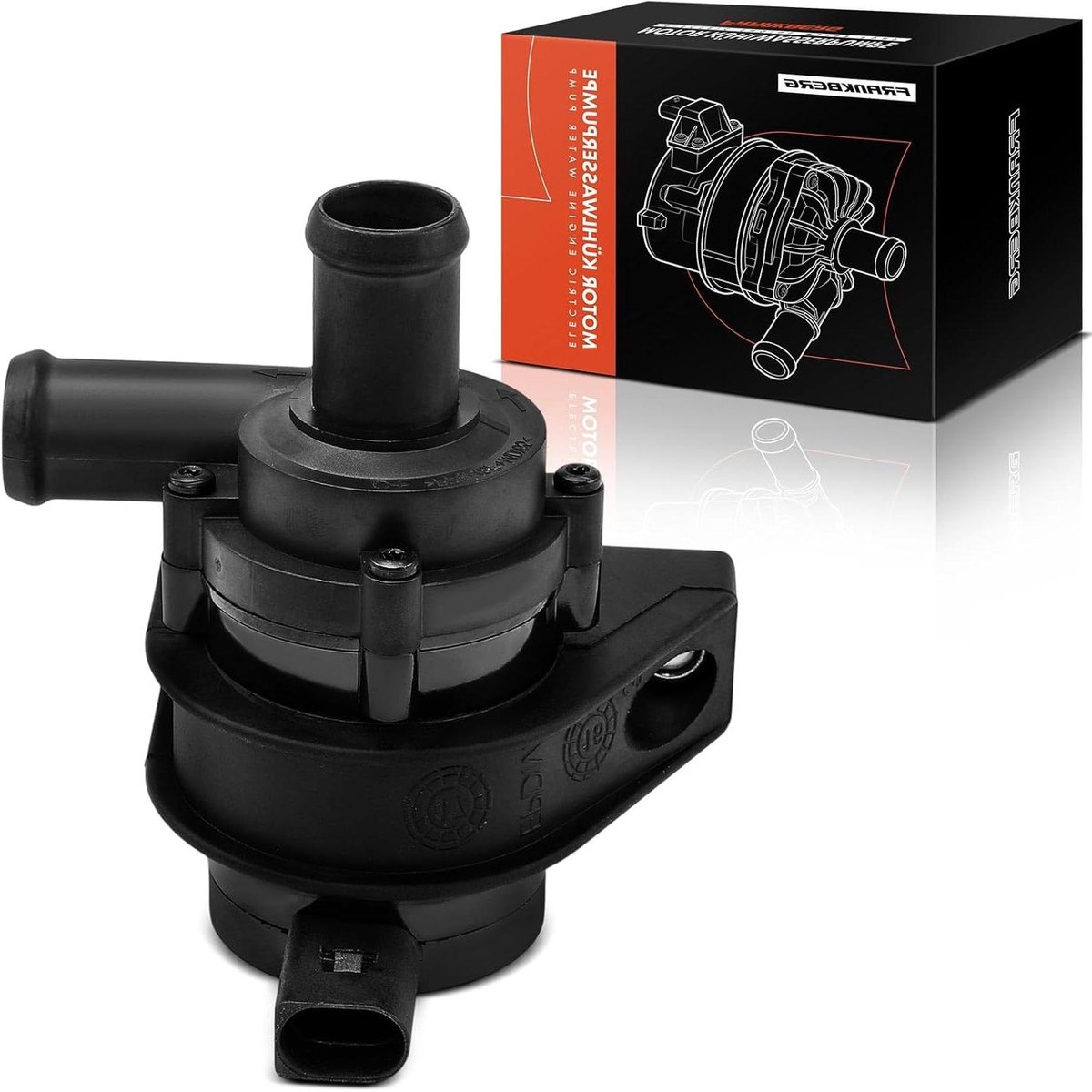 Waterpomp - Koeling Motor - Motoronderhoud - Directe Vervanging - 12 x 11.5 x 8 cm - Zwart
