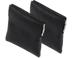 Koffiezak Organizer - Koffiepouch Houder - Koffie Vers Houden - Met Maatverdeling - 5.00 x 5.00 x 0.70 cm - Zwart