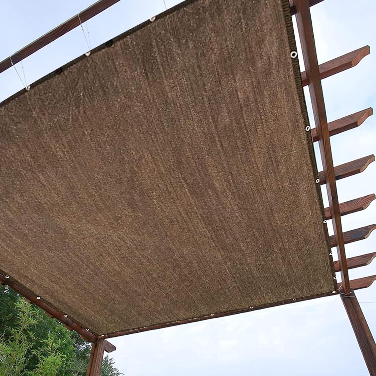 Schaduwnet - Gaaspaneel Zonnedoek - Buitenruimte Creëren - 90% UV-bestendig - 09 x 15 m -