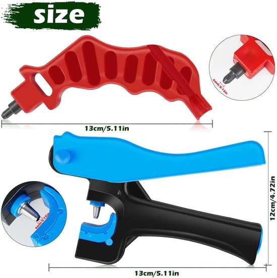 Tuingrepen - Irrigatiehulpmiddel - Druppelslang Installeren - Roestwerende Buisboor - 4 mm - Zoals Afgebeeld — afbeelding 4