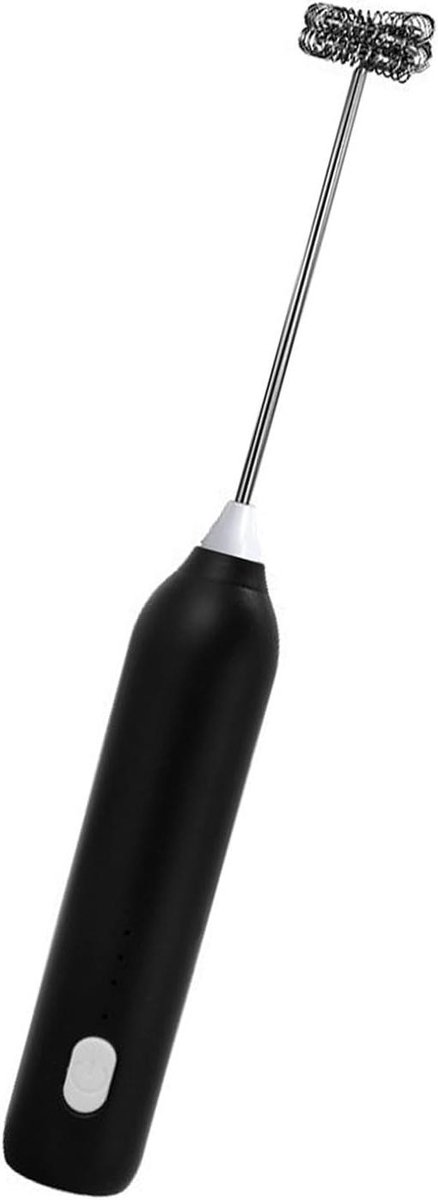 Elektrische Opschuimer - Melk Klopper - Dranken Maken - 3 Snelheden - USB Oplaadbaar - Zwart
