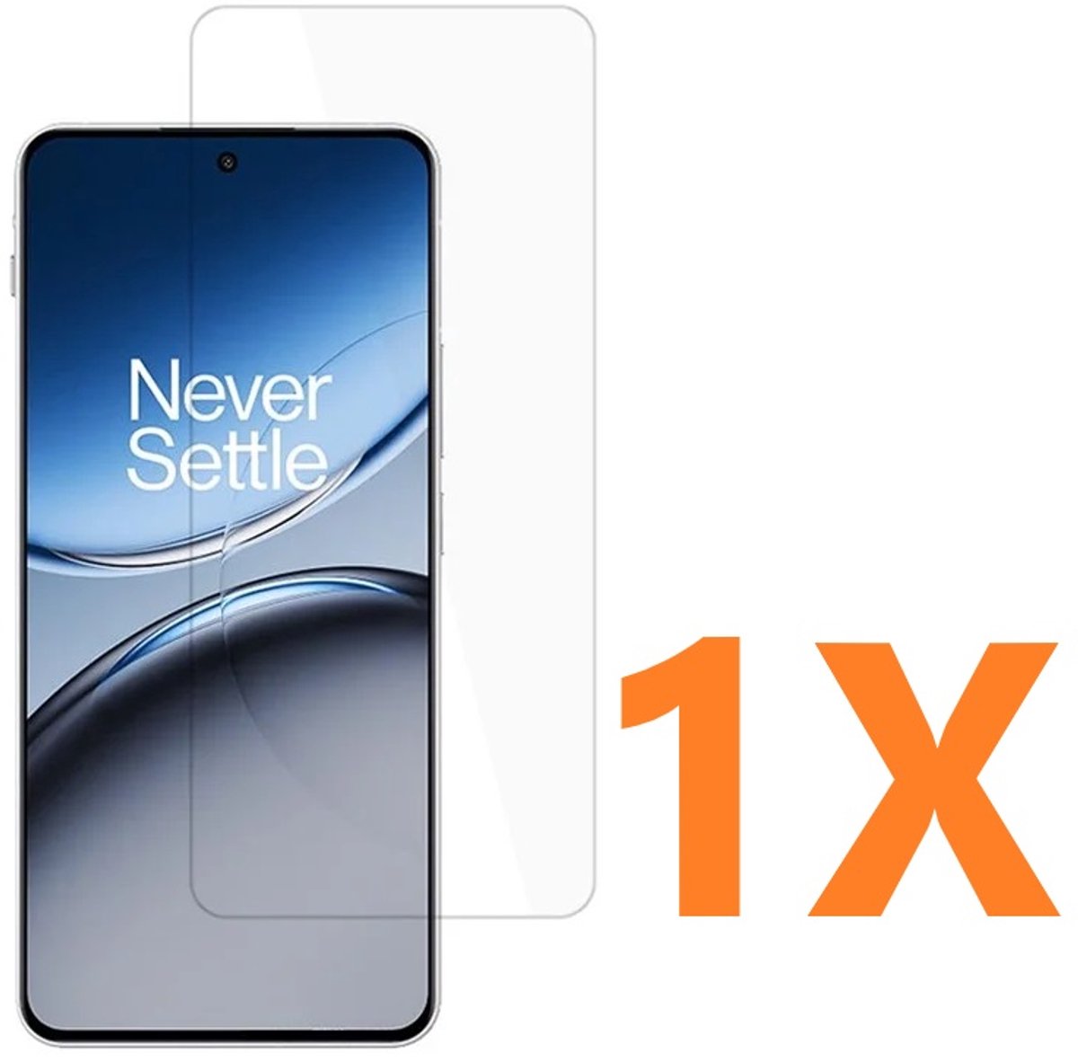 Screenprotector Glas - Tempered Glass Screen Protector Geschikt voor: OnePlus Nord 3 - 1x