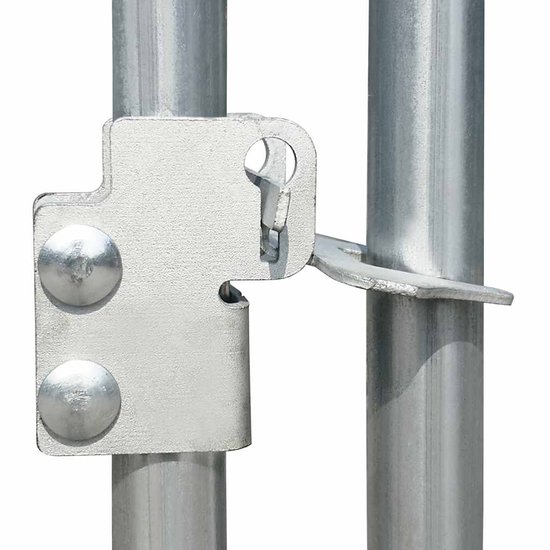 vidaXL 6x Drain Gutter 6m Galvanized Steel