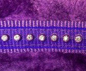 Halster Glittersteentjes Lila